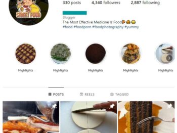 4K Food Reels Instagram Account for sale