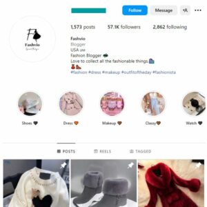 55K Fashion Outfits Instagram Account for sale