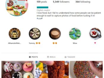 5K Sweets Desserts Instagram Account for sale