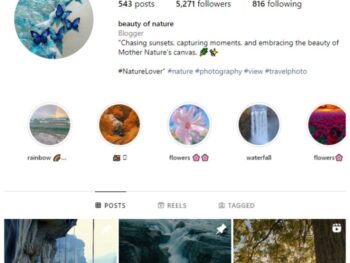 5K Travel Nature Instagram Account for sale