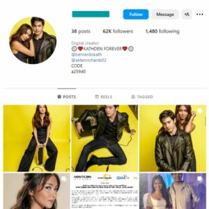60K Movie Actor Fan Instagram Account for sale