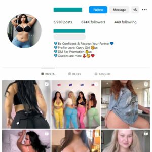 670K Babes Girls Instagram Account for sale