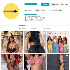 690K Babes Models Instagram Account for sale