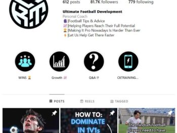 80K Football Sports Instagram Account for sale