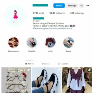90K Women's Makeup Accessories Instagram Account for sale