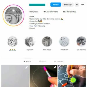 95K Art Painting Instagram Account for sale
