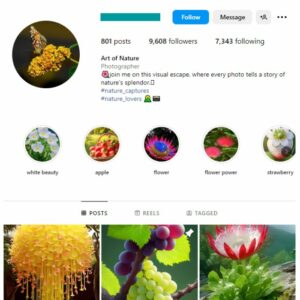 9K Flowers Garden Instagram Account for sale