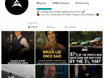 9K Success Quotes Instagram Account for sale