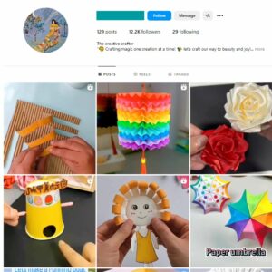 12K Creative Artwork Instagram Account for Sale