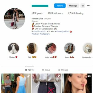 130K Makeup Fashion Instagram Account for sale