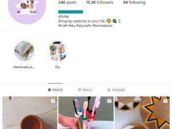 15K Handicraft Decor Instagram Account for sale