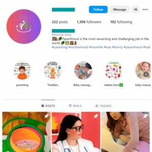 1K Baby Kids Instagram Account for sale