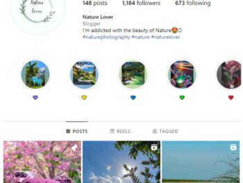 1K Beautiful Nature Instagram Account for sale