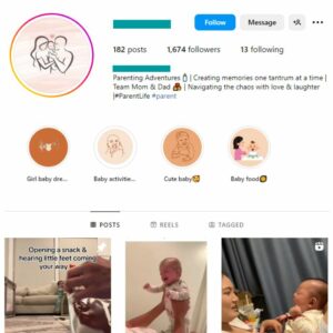 1K Kids Babies Instagram Account for sale