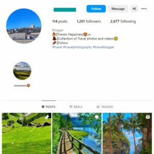 1K Landscapes Nature Instagram Account for sale