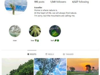 1K Travel Nature Instagram Account for sale