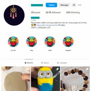 20K Creative Art Instagram Account for sale