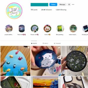 20K Paintings Art Instagram Account for Sale