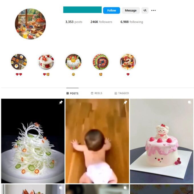 240K Fruit Art Instagram Account for Sale