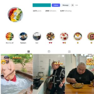 280K Fruit Art Instagram Account for Sale