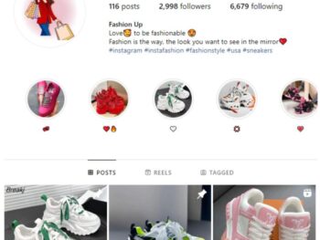 2K Fashion Sneakers Instagram Account for sale