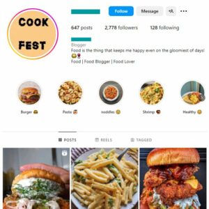 2K Fast Food Burgers Instagram Account for sale