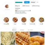 2K Restaurant Food Instagram Account for sale