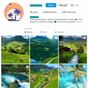 2K Switzerland Landscapes Instagram Account for sale