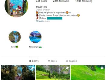 2K Travel Explore Instagram Account for sale