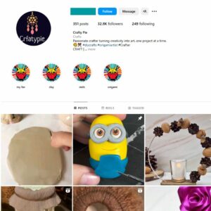 30K Creative Art Instagram Account for Sale