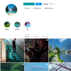 3K Beautiful Nature Instagram Account for Sale