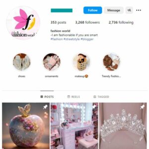 3K Girl's Jewelry Instagram Account for sale