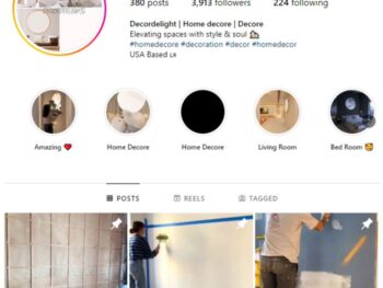 3K Home Decor Renovation Instagram Account for sale