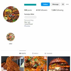 40K Fast Food Burgers Instagram Account for sale