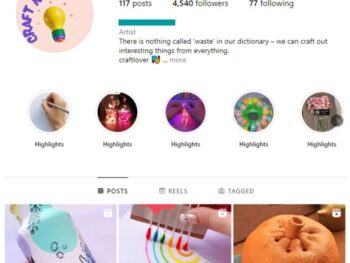 4K DIY Crafts Instagram Account for sale