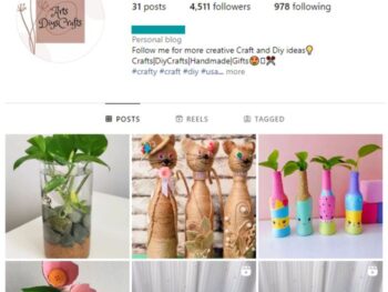 4K DIY Crafts Instagram Account for sale