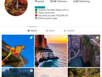 55K Beautiful Landscapes Instagram Account for sale
