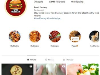 5K Fast Food Instagram Account for sale