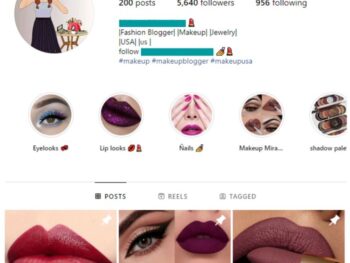 5K Makeup Eyelashes Instagram Account for sale