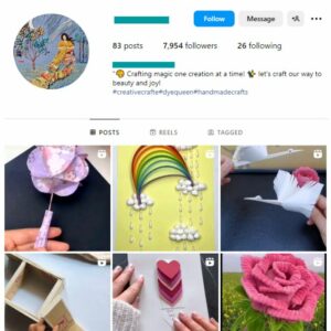 7K Creative Artwork Instagram Account for sale
