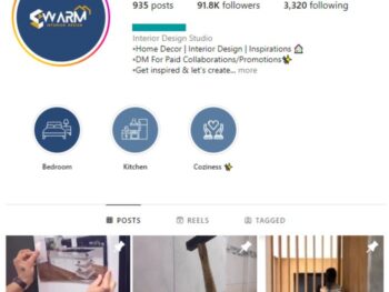 90K Interior Renovation Design Instagram Account for sale