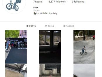 9K BMX Stunts Instagram Account for sale