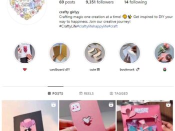 9K Crafts DIY Instagram Account for sale