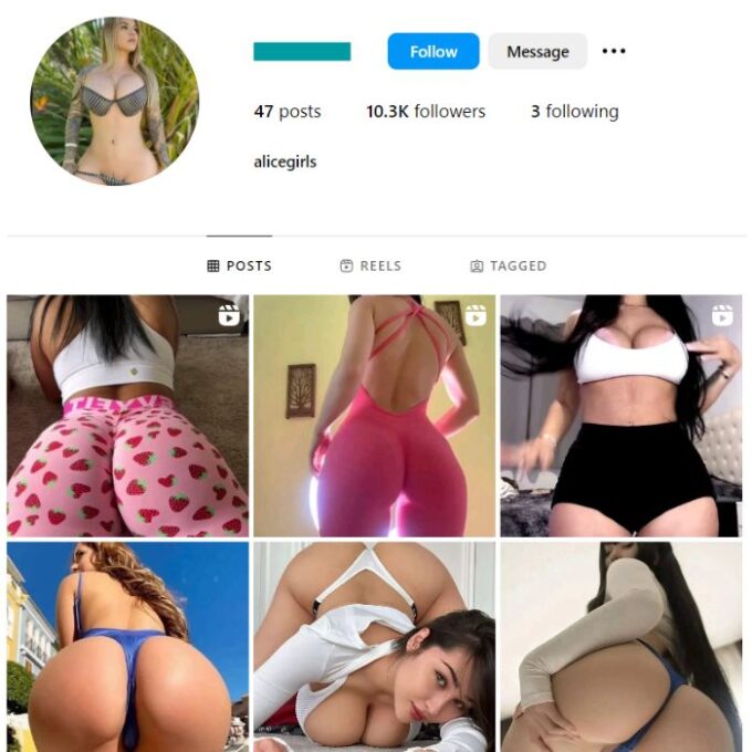 10K Adult Models Instagram Account for sale