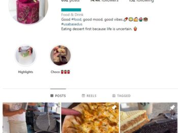 14K Food Cuisines Instagram Account for sale