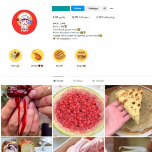 16K Desserts Cakes Instagram Account for Sale