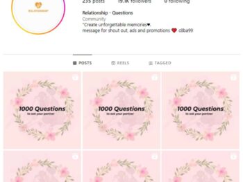 19K Love Relationships Instagram Account for sale
