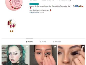 1K Eyelashes Makeup Instagram Account for sale