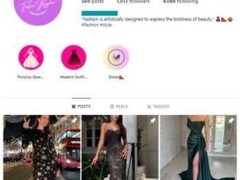 1K Girl's Dresses Fashion Instagram Account for sale