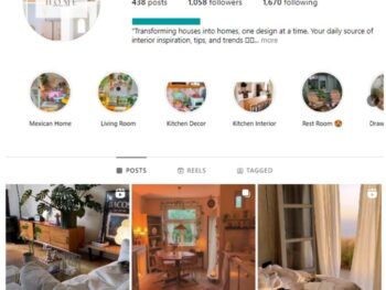 1K Home Decor Interior Instagram Account for sale